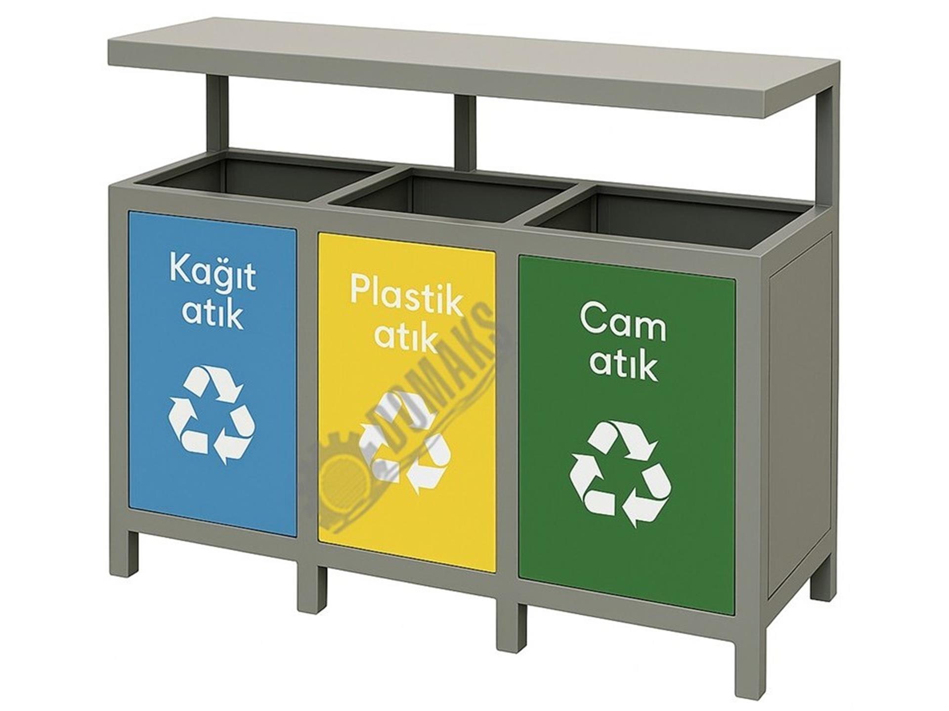 GERİ DÖNÜŞÜM KUTUSU DIŞ MEKAN 6000 SERİ