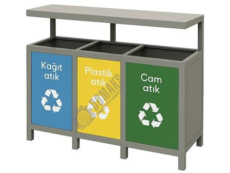 GERİ DÖNÜŞÜM KUTUSU DIŞ MEKAN 6000 SERİ