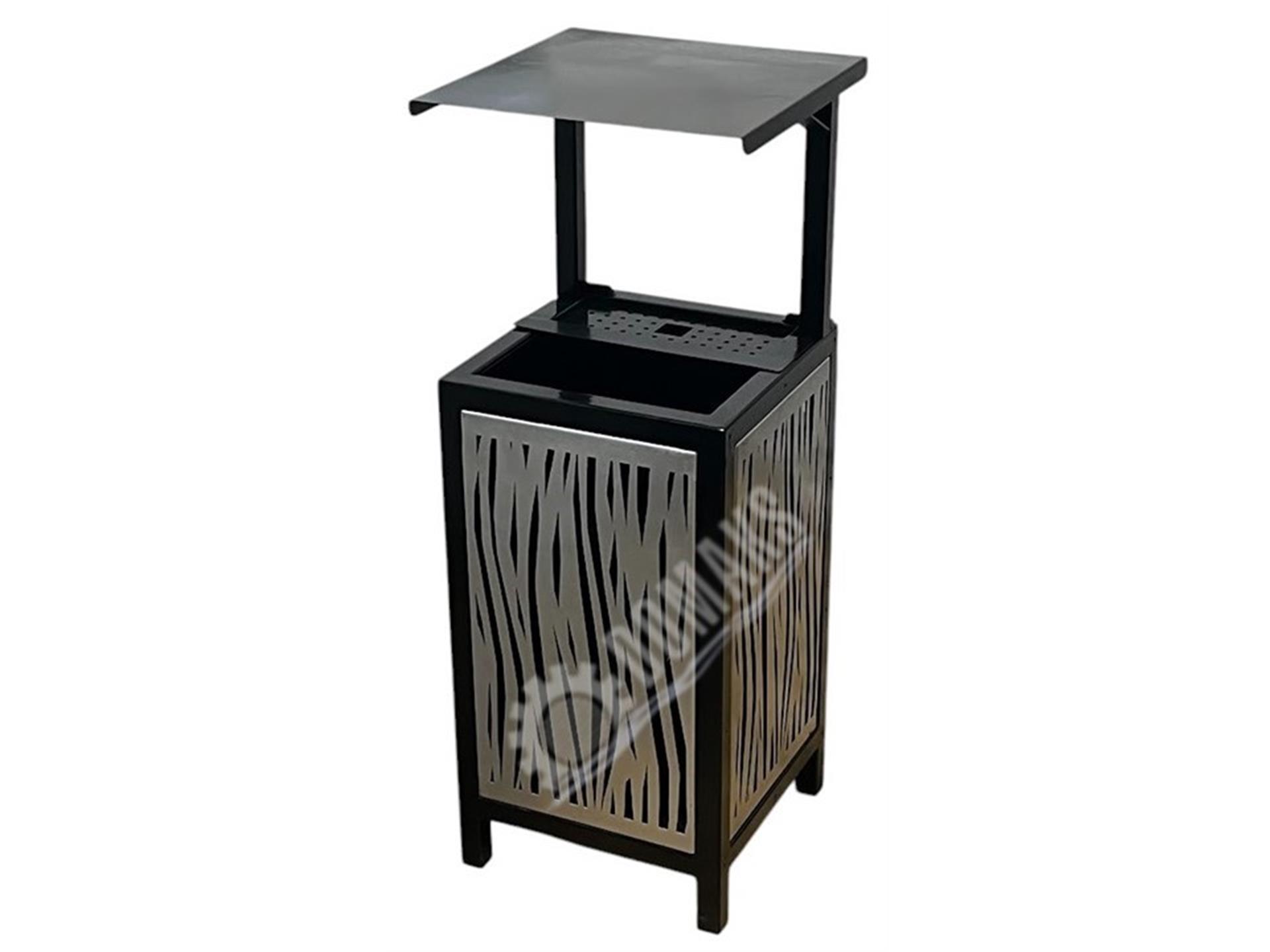 PARK BAHÇE KARE ÇATILI İZMARİTLİKLİ MODEL  PERFORE PANEL 2026 SERİ