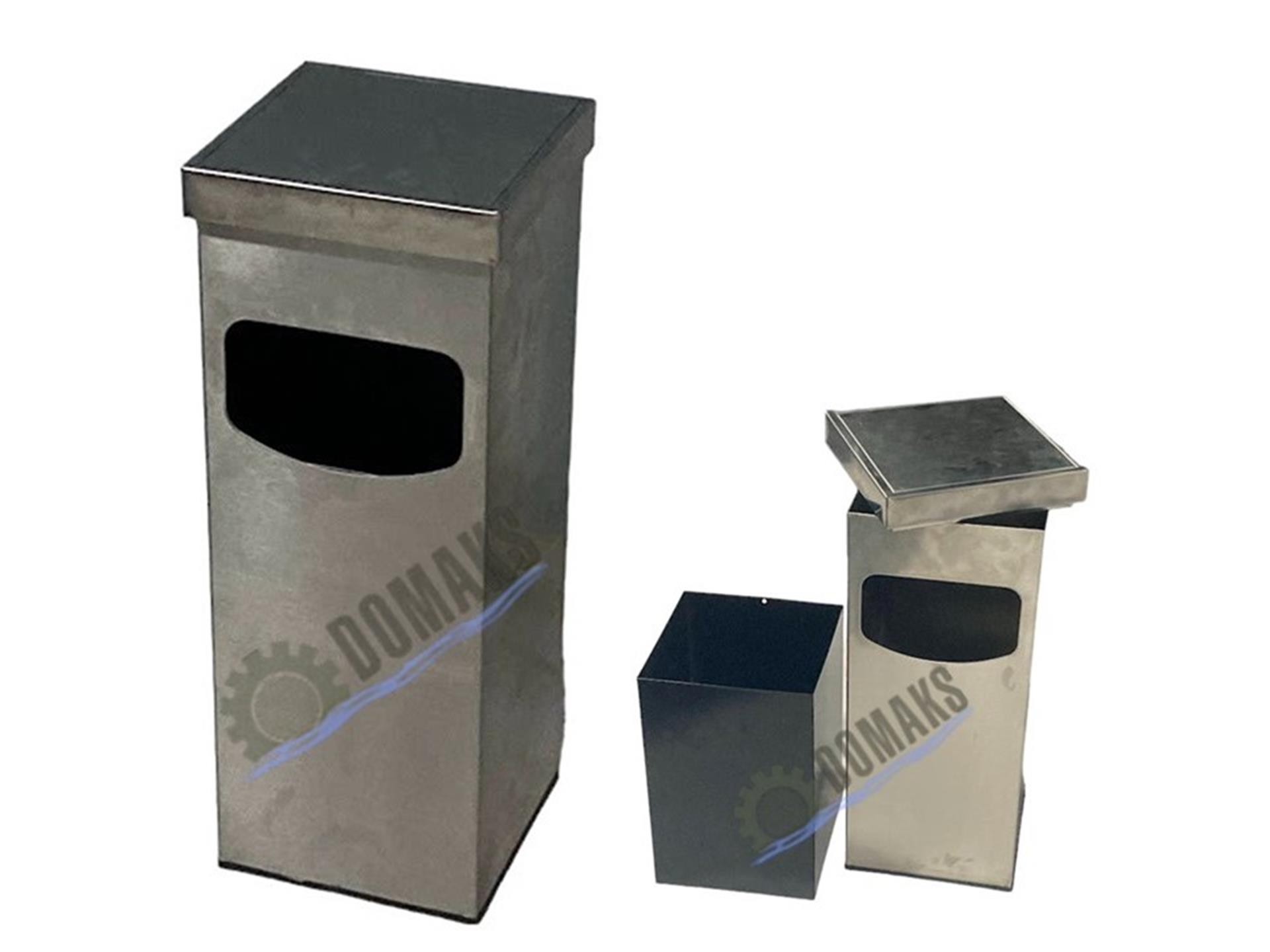 PENCERELİ ÇÖP KOVASI  KARE MODEL İÇ KOVALI 0295  SERİ