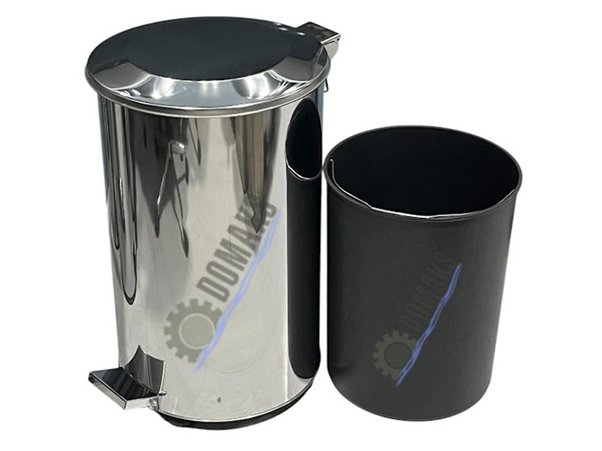 INDUSTRIAL PEDAL WASTE BIN WITH PLASTIC INNER BUCKET 0180 SERIES
