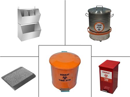 TIBBI ATIK KOVALARI                       HİJYEN DOLABI & PASPAS