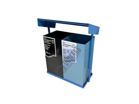 DIŞ MEKAN GERİ DÖNÜŞÜM KUTUSU ÇATILI MODEL   3380 SERİ