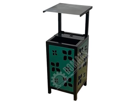 PARK BAHÇE KARE ÇATILI İZMARİTLİKLİ MODEL  PERFORE PANEL 2026 SERİ